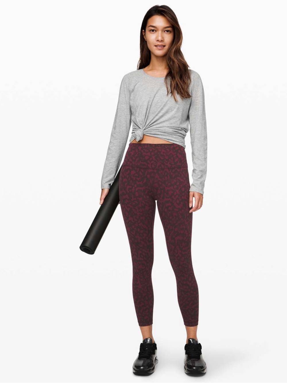 Lululemon align formation camo dark adobe size 4